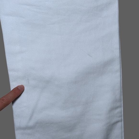 Wrangler Men's 13MWZ Cowboy Cut Original Fit Jean Frayed White 36W x 32L GUC - Picture 8 of 13